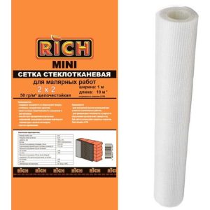 Сетка 2 мм х 2 мм (1 м х10 м) RICH Мини Белая